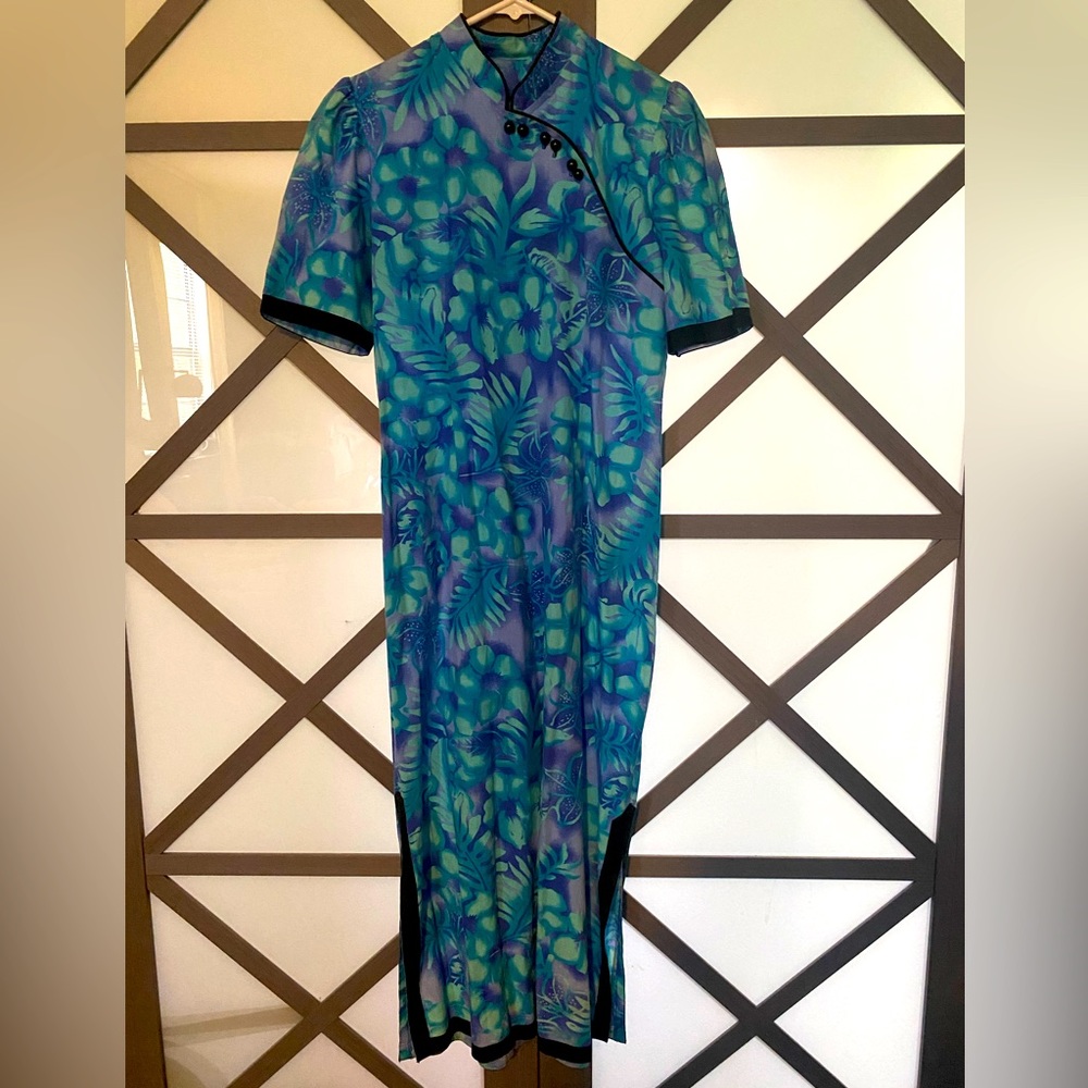 Asian style cotton dress